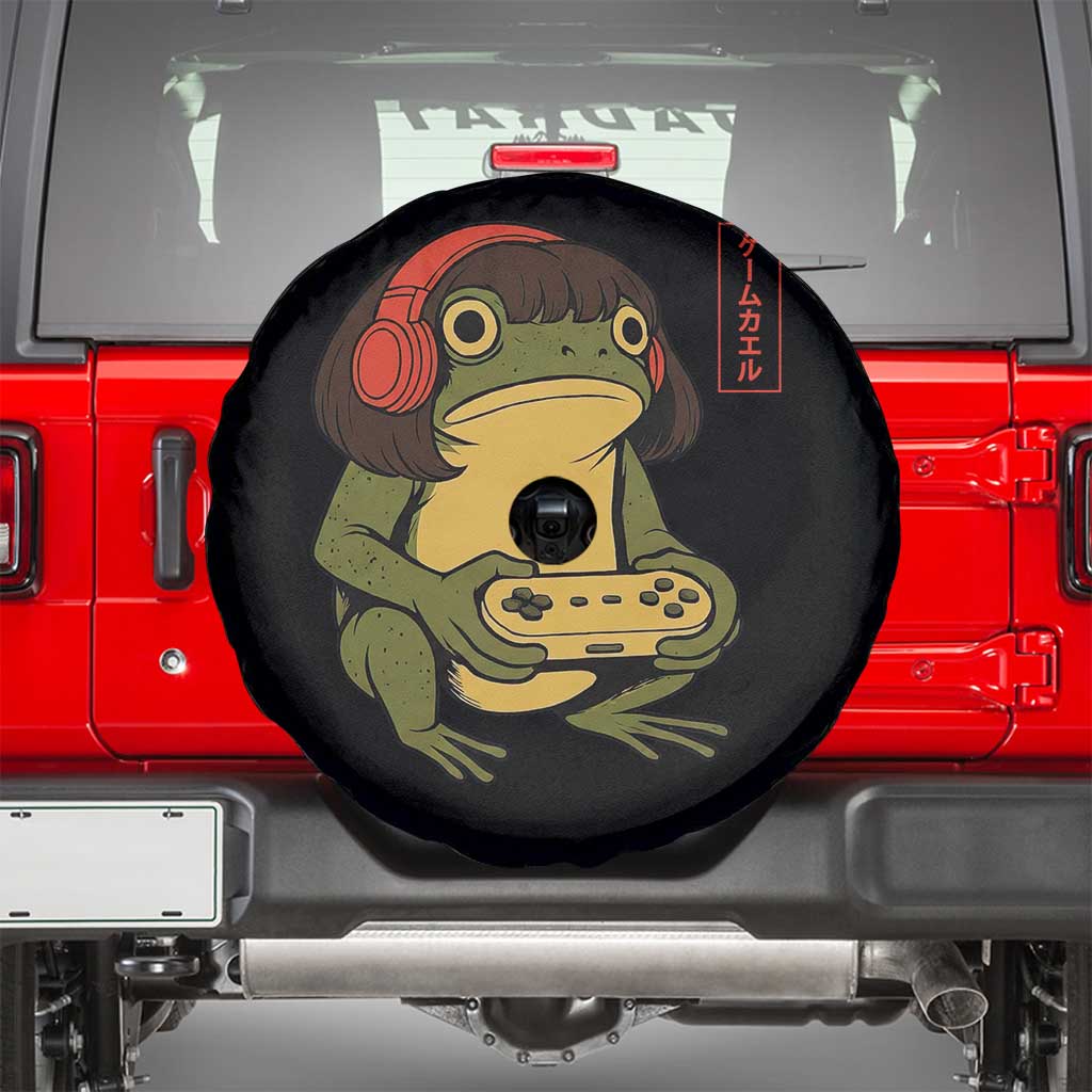 Funny Frog Bob Haircut Gamer Meme Spare Tire Cover Game Lover - Wonder Print Shop