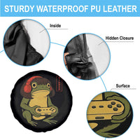 Funny Frog Bob Haircut Gamer Meme Spare Tire Cover Game Lover - Wonder Print Shop