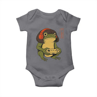 Funny Frog Bob Haircut Gamer Meme Baby Onesie Game Lover - Wonder Print Shop