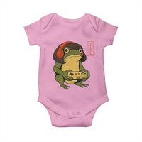 Funny Frog Bob Haircut Gamer Meme Baby Onesie Game Lover - Wonder Print Shop
