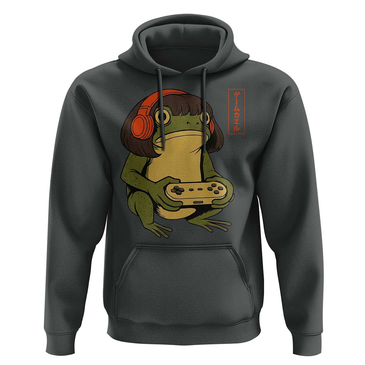 Funny Frog Bob Haircut Gamer Meme Hoodie Game Lover - Wonder Print Shop