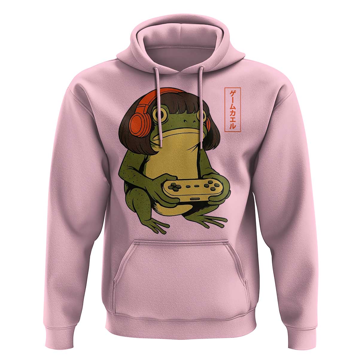 Funny Frog Bob Haircut Gamer Meme Hoodie Game Lover - Wonder Print Shop