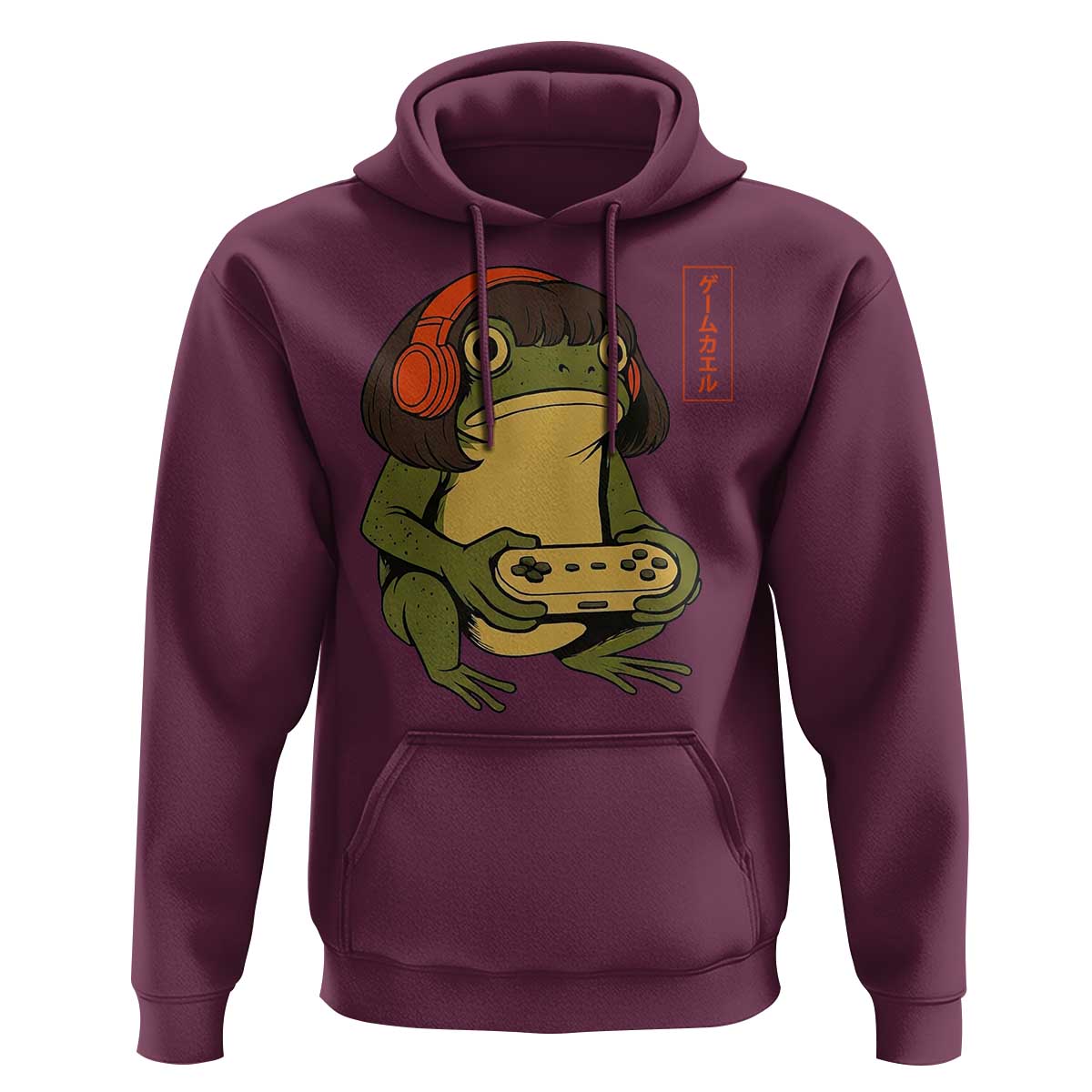 Funny Frog Bob Haircut Gamer Meme Hoodie Game Lover - Wonder Print Shop