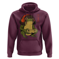 Funny Frog Bob Haircut Gamer Meme Hoodie Game Lover - Wonder Print Shop