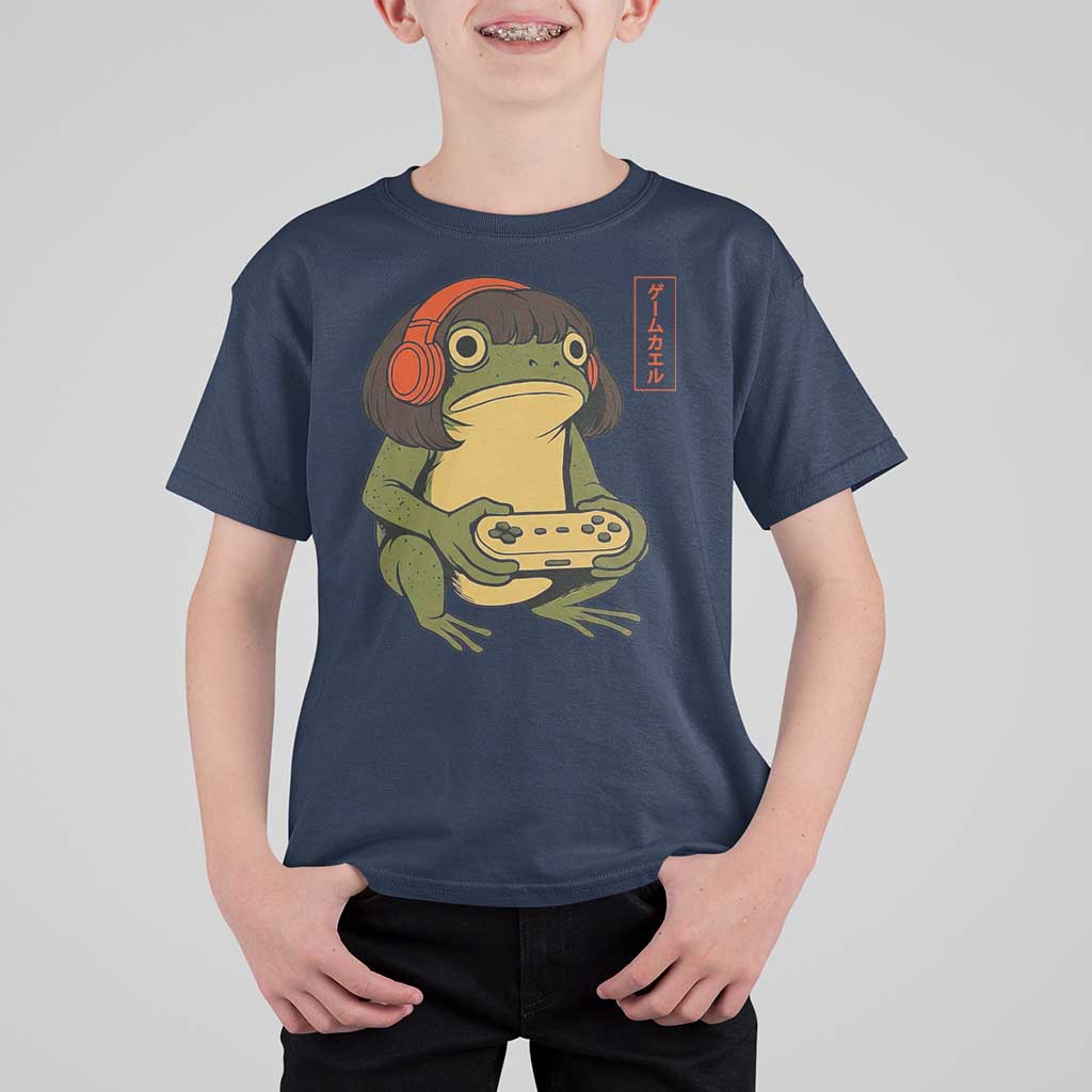 Funny Frog Bob Haircut Gamer Meme T Shirt For Kid Game Lover - Wonder Print Shop