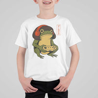 Funny Frog Bob Haircut Gamer Meme T Shirt For Kid Game Lover - Wonder Print Shop