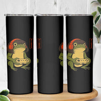 Funny Frog Bob Haircut Gamer Meme Skinny Tumbler Game Lover - Wonder Print Shop