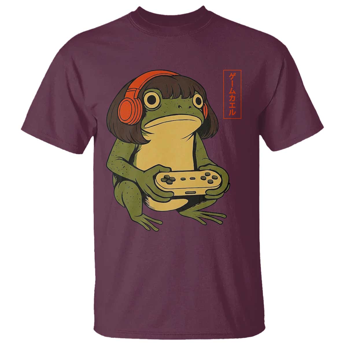Funny Frog Bob Haircut Gamer Meme T Shirt Game Lover - Wonder Print Shop
