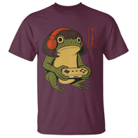Funny Frog Bob Haircut Gamer Meme T Shirt Game Lover - Wonder Print Shop