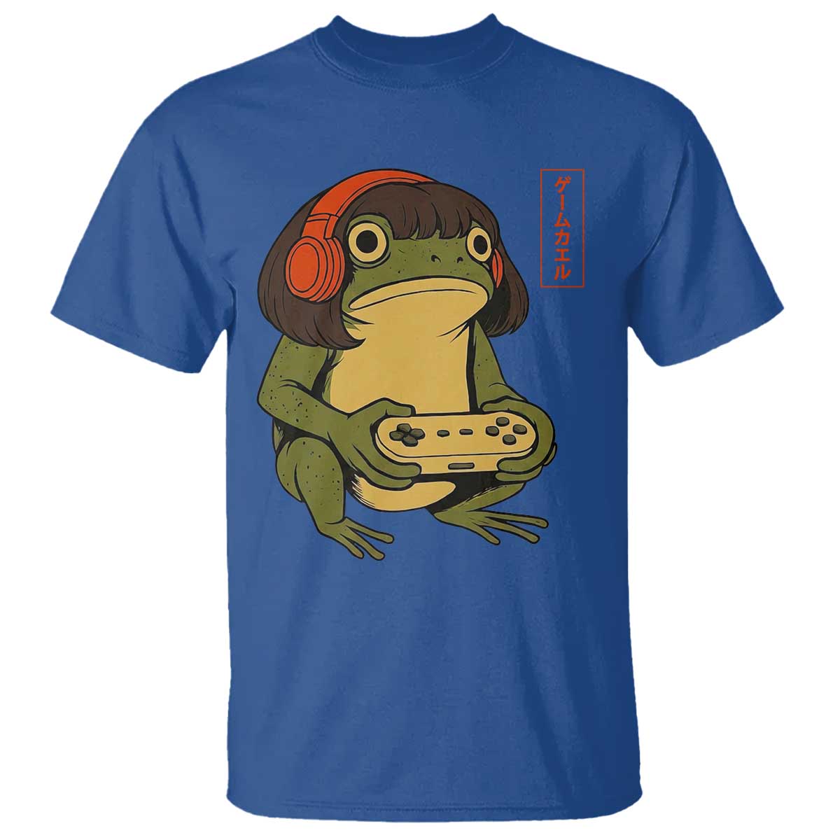 Funny Frog Bob Haircut Gamer Meme T Shirt Game Lover - Wonder Print Shop