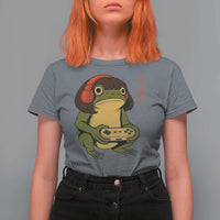 Funny Frog Bob Haircut Gamer Meme T Shirt For Women Game Lover - Wonder Print Shop