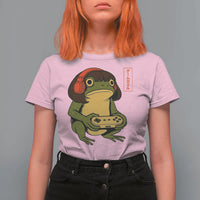 Funny Frog Bob Haircut Gamer Meme T Shirt For Women Game Lover - Wonder Print Shop