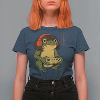 Funny Frog Bob Haircut Gamer Meme T Shirt For Women Game Lover - Wonder Print Shop