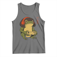 Funny Frog Bob Haircut Gamer Meme Tank Top Game Lover - Wonder Print Shop