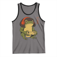 Funny Frog Bob Haircut Gamer Meme Tank Top Game Lover - Wonder Print Shop