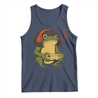 Funny Frog Bob Haircut Gamer Meme Tank Top Game Lover - Wonder Print Shop