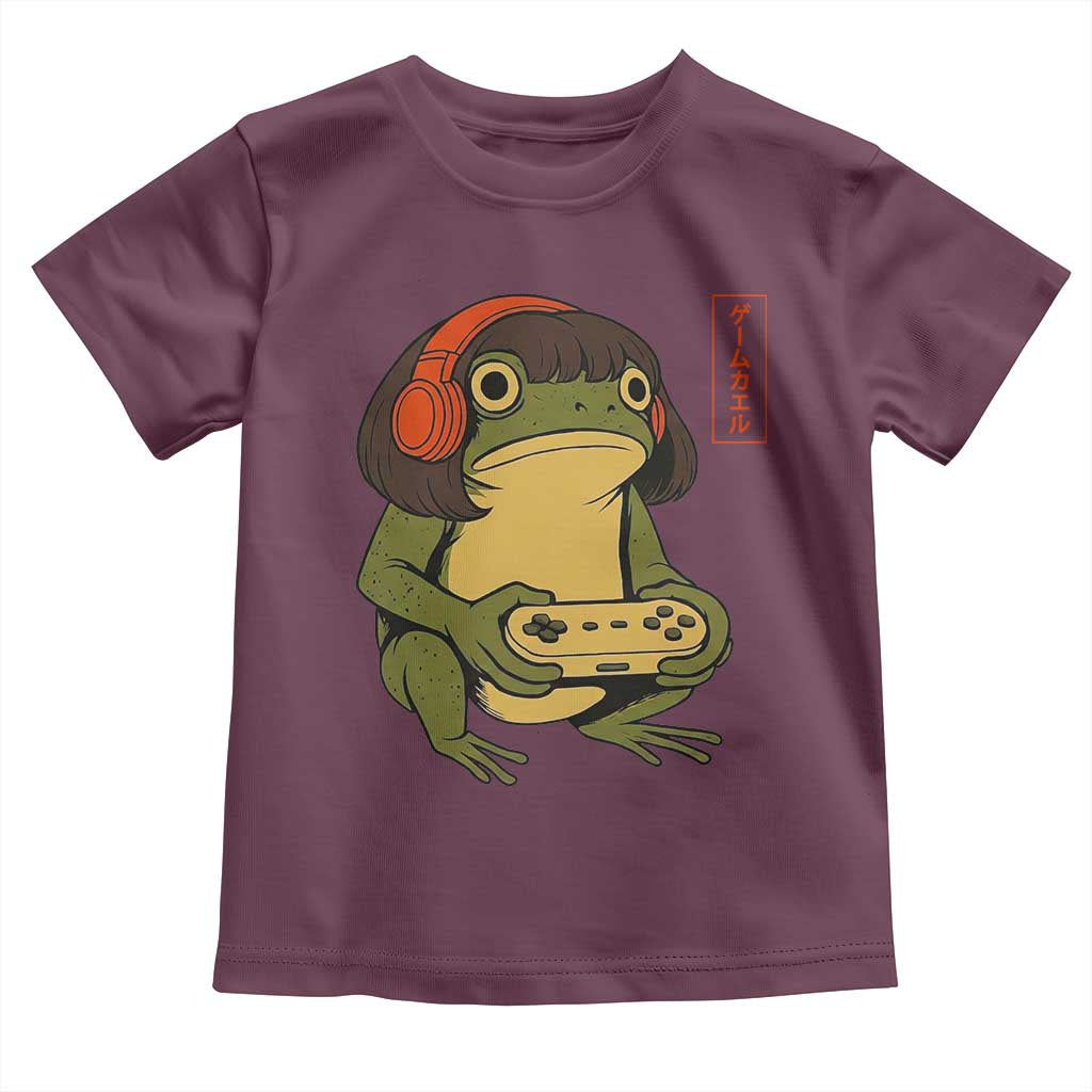 Funny Frog Bob Haircut Gamer Meme Toddler T Shirt Game Lover - Wonder Print Shop