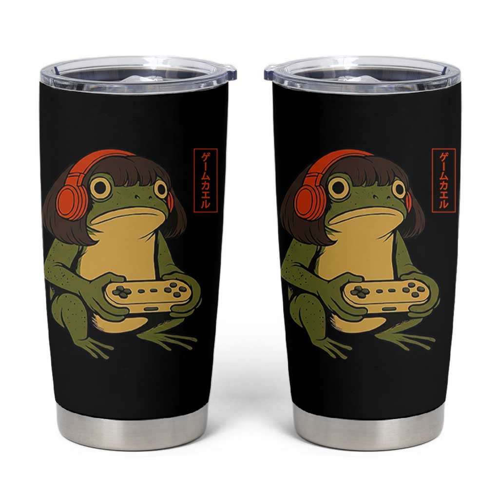 Funny Frog Bob Haircut Gamer Meme Tumbler Cup Game Lover - Wonder Print Shop