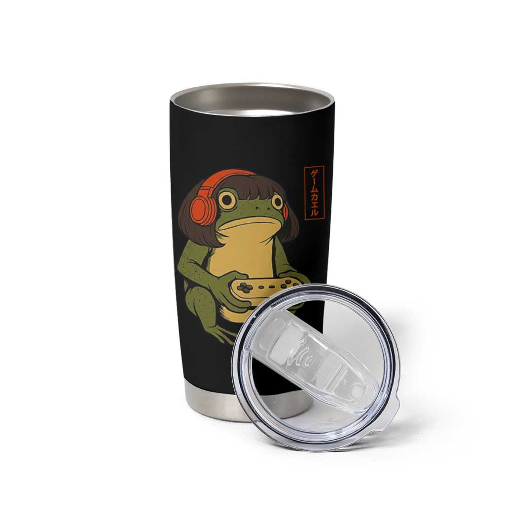 Funny Frog Bob Haircut Gamer Meme Tumbler Cup Game Lover - Wonder Print Shop