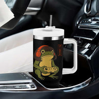 Funny Frog Bob Haircut Gamer Meme Tumbler With Handle Game Lover - Wonder Print Shop