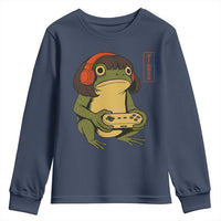 Funny Frog Bob Haircut Gamer Meme Youth Sweatshirt Game Lover - Wonder Print Shop