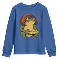 Funny Frog Bob Haircut Gamer Meme Youth Sweatshirt Game Lover - Wonder Print Shop