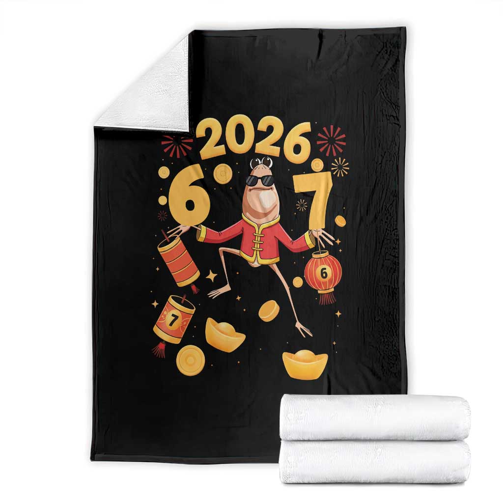 Funny Marcus The Worm Six Seven Meme Throw Blanket Lunar New Year 2026 Gift - Wonder Print Shop