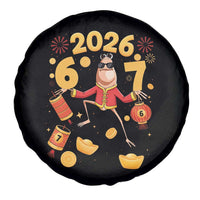 Funny Marcus The Worm Six Seven Meme Spare Tire Cover Lunar New Year 2026 Gift - Wonder Print Shop