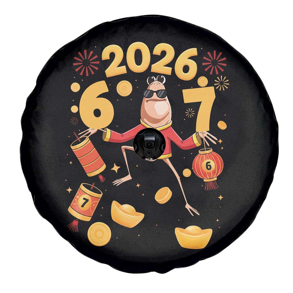 Funny Marcus The Worm Six Seven Meme Spare Tire Cover Lunar New Year 2026 Gift - Wonder Print Shop
