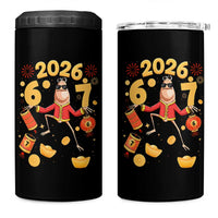 Funny Marcus The Worm Six Seven Meme 4 in 1 Can Cooler Tumbler Lunar New Year 2026 Gift - Wonder Print Shop