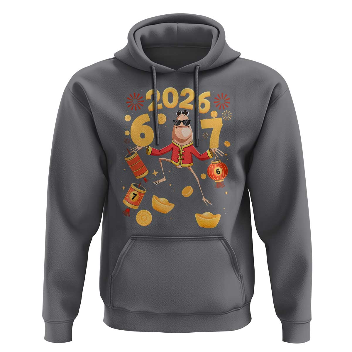 Funny Marcus The Worm Six Seven Meme Hoodie Lunar New Year 2026 Gift - Wonder Print Shop
