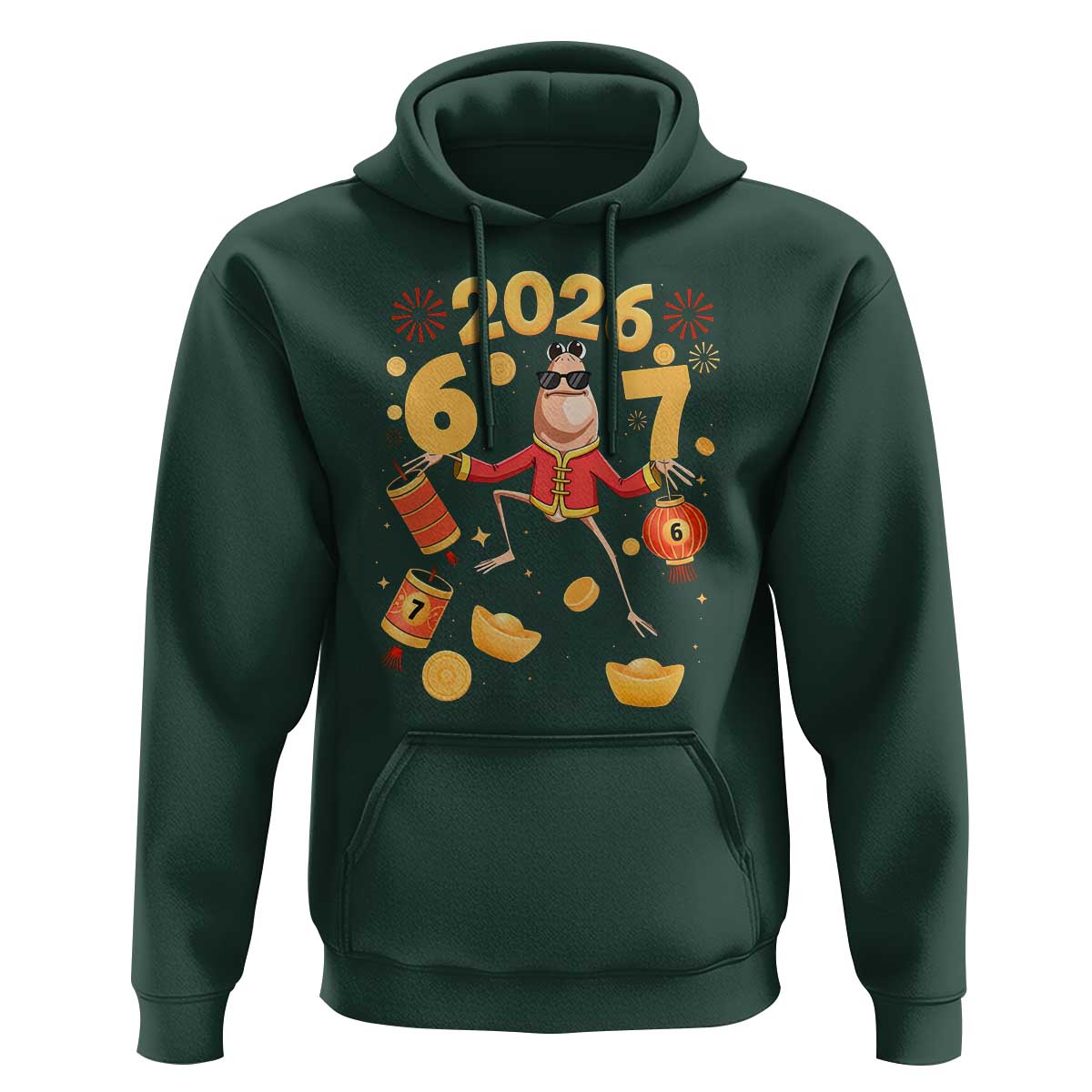 Funny Marcus The Worm Six Seven Meme Hoodie Lunar New Year 2026 Gift - Wonder Print Shop