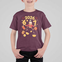 Funny Marcus The Worm Six Seven Meme T Shirt For Kid Lunar New Year 2026 Gift - Wonder Print Shop