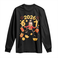 Funny Marcus The Worm Six Seven Meme Long Sleeve Shirt Lunar New Year 2026 Gift - Wonder Print Shop