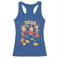 Funny Marcus The Worm Six Seven Meme Racerback Tank Top Lunar New Year 2026 Gift - Wonder Print Shop