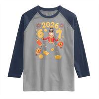 Funny Marcus The Worm Six Seven Meme Raglan Shirt Lunar New Year 2026 Gift - Wonder Print Shop