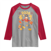 Funny Marcus The Worm Six Seven Meme Raglan Shirt Lunar New Year 2026 Gift - Wonder Print Shop