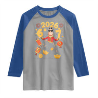 Funny Marcus The Worm Six Seven Meme Raglan Shirt Lunar New Year 2026 Gift - Wonder Print Shop