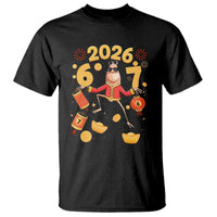 Funny Marcus The Worm Six Seven Meme T Shirt Lunar New Year 2026 Gift - Wonder Print Shop
