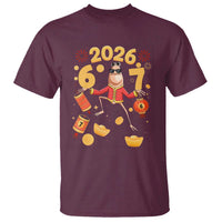 Funny Marcus The Worm Six Seven Meme T Shirt Lunar New Year 2026 Gift - Wonder Print Shop