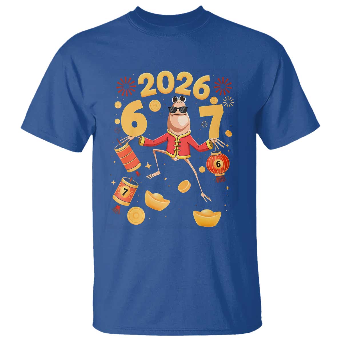Funny Marcus The Worm Six Seven Meme T Shirt Lunar New Year 2026 Gift - Wonder Print Shop