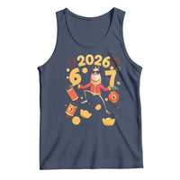 Funny Marcus The Worm Six Seven Meme Tank Top Lunar New Year 2026 Gift - Wonder Print Shop