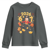 Funny Marcus The Worm Six Seven Meme Youth Sweatshirt Lunar New Year 2026 Gift - Wonder Print Shop
