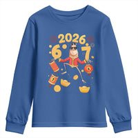Funny Marcus The Worm Six Seven Meme Youth Sweatshirt Lunar New Year 2026 Gift - Wonder Print Shop