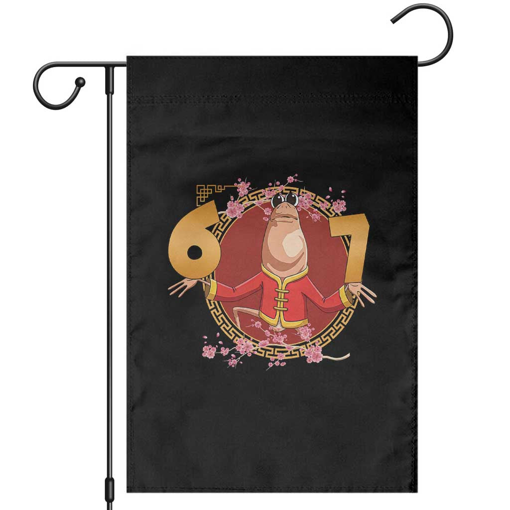 Funny Marcus The Worm Six Seven Lunar New Year Meme Garden Flag - Wonder Print Shop