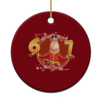 Funny Marcus The Worm Six Seven Lunar New Year Meme Ceramic Ornament - Wonder Print Shop