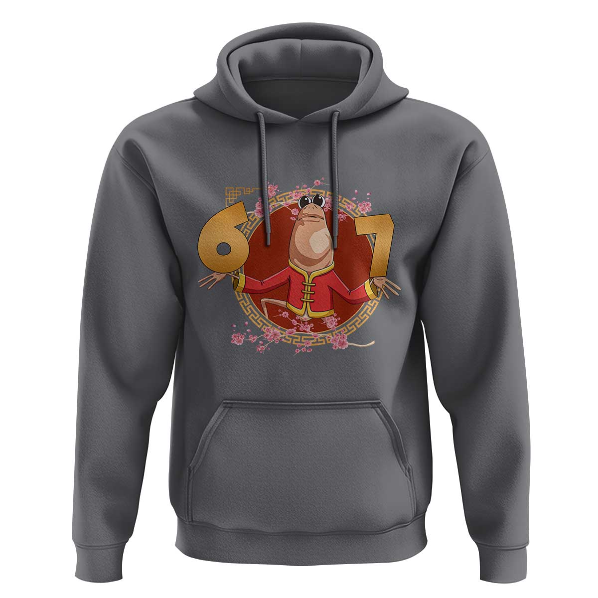 Funny Marcus The Worm Six Seven Lunar New Year Meme Hoodie - Wonder Print Shop