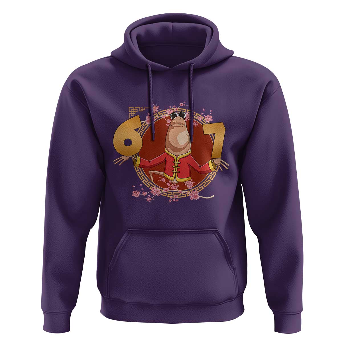 Funny Marcus The Worm Six Seven Lunar New Year Meme Hoodie - Wonder Print Shop