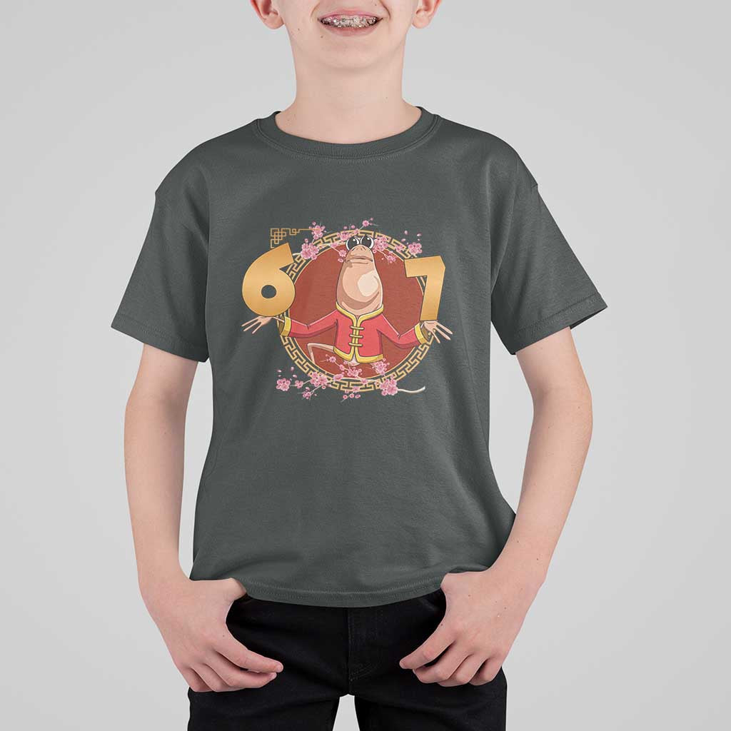 Funny Marcus The Worm Six Seven Lunar New Year Meme T Shirt For Kid - Wonder Print Shop