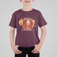 Funny Marcus The Worm Six Seven Lunar New Year Meme T Shirt For Kid - Wonder Print Shop